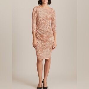 J McLaughlin Catalina Cloth ruched dress Large